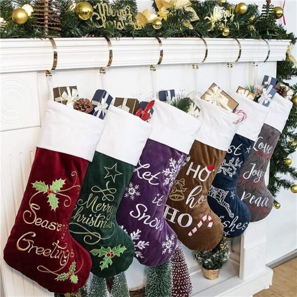 Christmas Stockings 6 Pack for Family 22